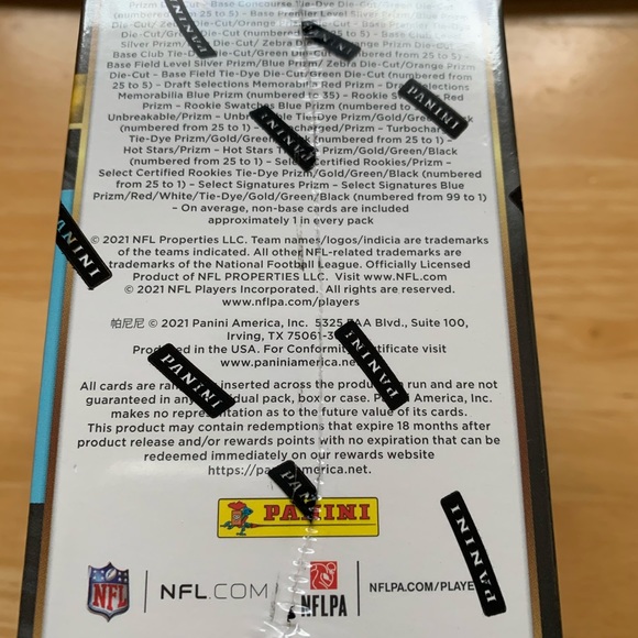 NFL Panini Select Box - Picture 2 of 2